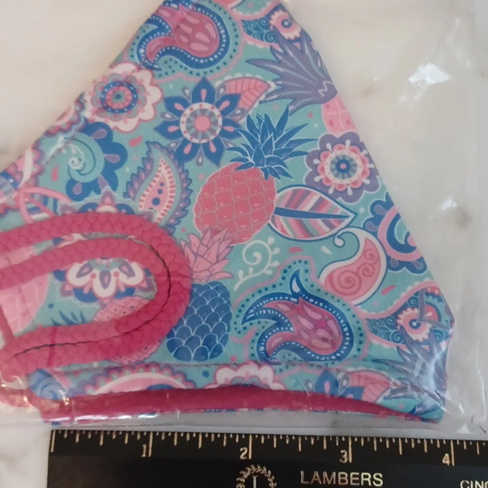 Simply Southern face mask pineapple and floral print simply soft mask new w/ tag